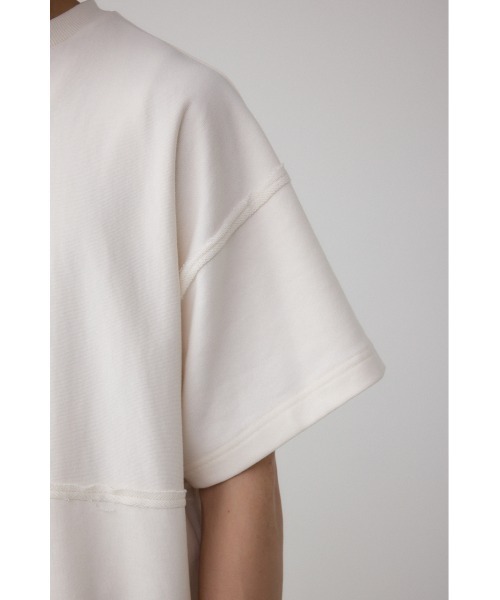 AZUL by moussy(アズールバイマウジー)の「インサイドアウトライントップス(Tシャツ/カットソー・メンズ・グレー/オフホワイト/ブラック・MEDIUM/LARGE)」の11枚目の写真