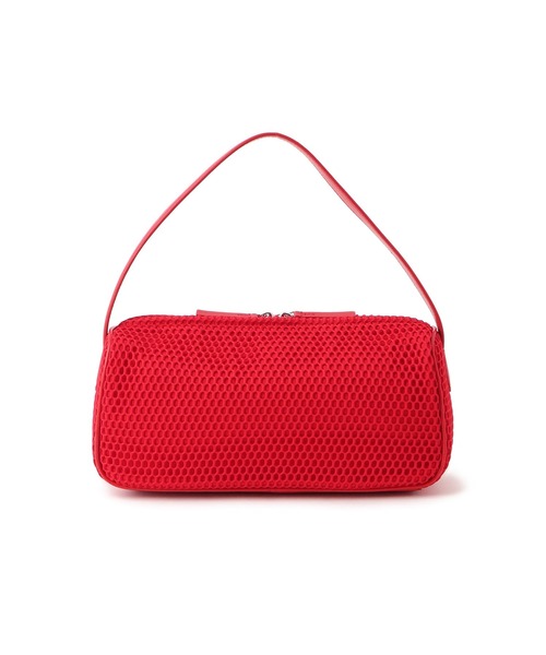 ADAM ET ROPE'(アダムエロペ)の「メッシュワンハンドルミニバッグ(ハンドバッグ・レディース・ブラック/レッド・FREE)」の9枚目の写真