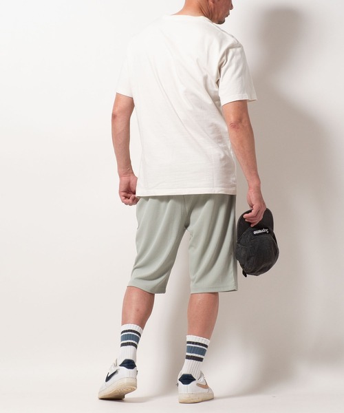 BAYBLO(ベイブロ)の「(SA) ストライプ ジャガード ハーフパンツ(チノパンツ・メンズ・チャコールグレー/ミント/ラベンダー/ブラック・M/L/LL)」の20枚目の写真