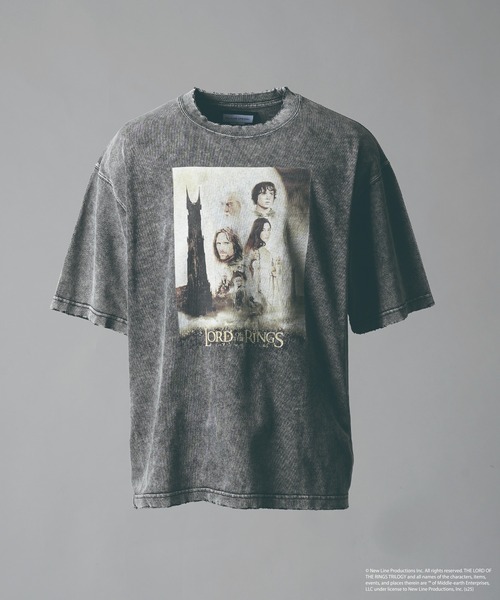 2001 ロードオブザリング tシャツ グレー ヴィンテージ リングプリントXL UNISEX》【MOVIE SERIES】「THE LORD OF THE RINGS」Prime-Over Crew