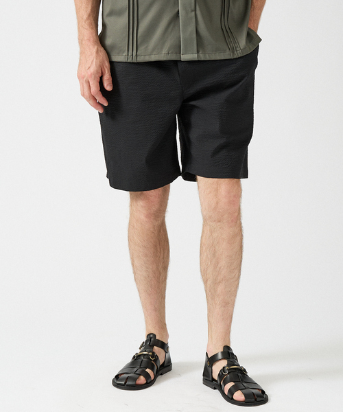 DESIGNWORKS(デザインワークス)の「【SOLOTEX(R)】ウール サッカー ショートパンツ(その他パンツ・メンズ・ブラック・46/48)」の1枚目の写真