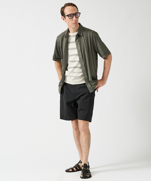 DESIGNWORKS(デザインワークス)の「【SOLOTEX(R)】ウール サッカー ショートパンツ(その他パンツ・メンズ・ブラック・46/48)」の2枚目の写真