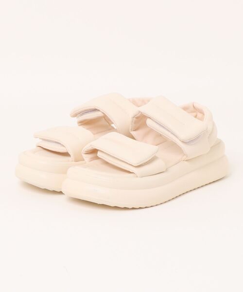 Ritzy（リッツィー）の「厚底 2本ベルト ボリュームサンダル（サンダル・レディース・ブラック/ベージュ/ホワイト・24/25/22.5/24.5/23.5/23）」の12枚目の写真