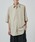UJOH�i�E�W���[�j�́u�yUJOH HOMME�z�ʒ� Full Open Half Sleev Shirt�i�V���c/�u���E�X�j�v�b�x�[�W��
