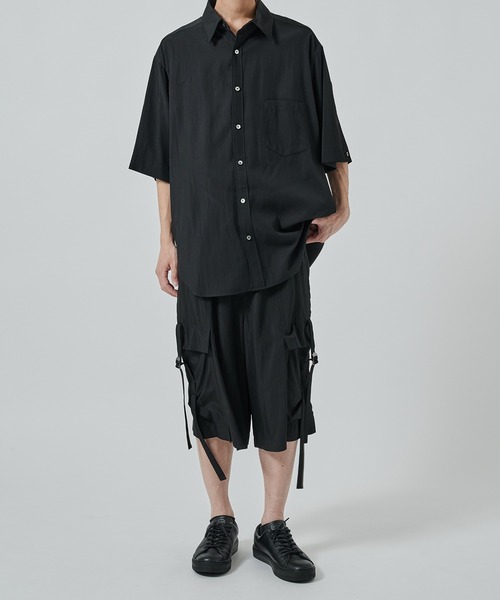 UJOH（ウジョー）の「【UJOH HOMME】別注 Full Open Half Sleev Shirt（シャツ/ブラウス・メンズ・ベージュ/ブラック・4/5）」の11枚目の写真