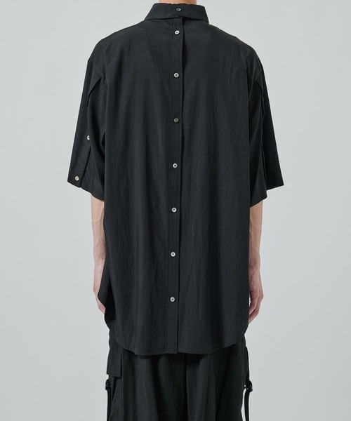 UJOH（ウジョー）の「【UJOH HOMME】別注 Full Open Half Sleev Shirt（シャツ/ブラウス・メンズ・ベージュ/ブラック・4/5）」の7枚目の写真