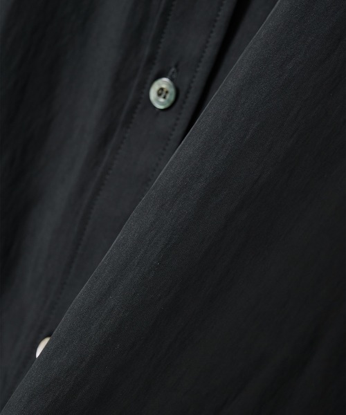 UJOH（ウジョー）の「【UJOH HOMME】別注 Full Open Half Sleev Shirt（シャツ/ブラウス・メンズ・ベージュ/ブラック・4/5）」の5枚目の写真