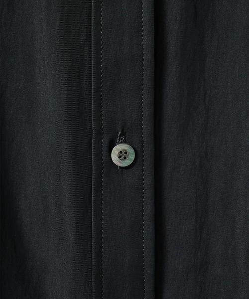 UJOH（ウジョー）の「【UJOH HOMME】別注 Full Open Half Sleev Shirt（シャツ/ブラウス・メンズ・ベージュ/ブラック・4/5）」の4枚目の写真