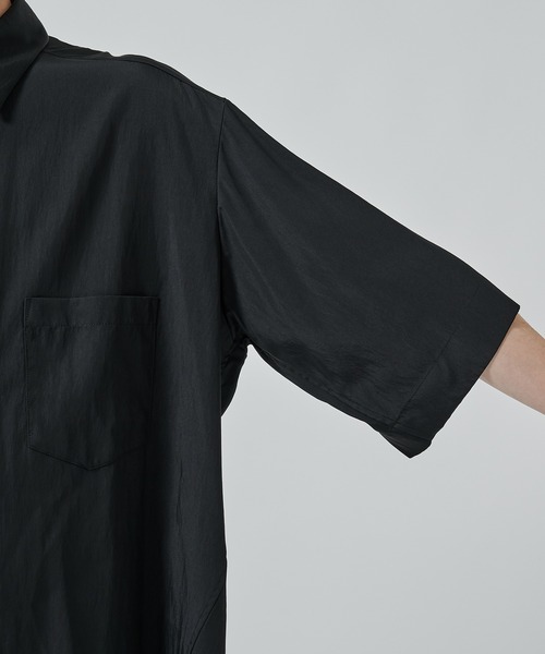 UJOH（ウジョー）の「【UJOH HOMME】別注 Full Open Half Sleev Shirt（シャツ/ブラウス・メンズ・ベージュ/ブラック・4/5）」の22枚目の写真