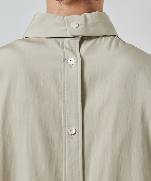 UJOH（ウジョー）の「【UJOH HOMME】別注 Full Open Half Sleev Shirt（シャツ/ブラウス・メンズ・ベージュ/ブラック・4/5）」の17枚目の写真