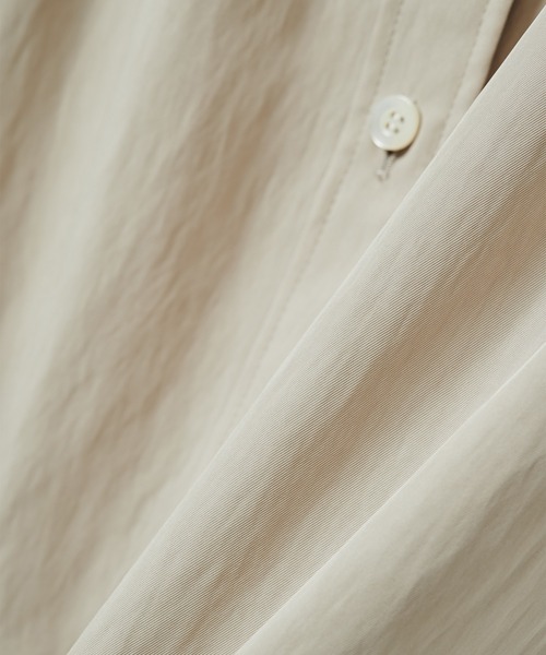 UJOH（ウジョー）の「【UJOH HOMME】別注 Full Open Half Sleev Shirt（シャツ/ブラウス・メンズ・ベージュ/ブラック・4/5）」の16枚目の写真