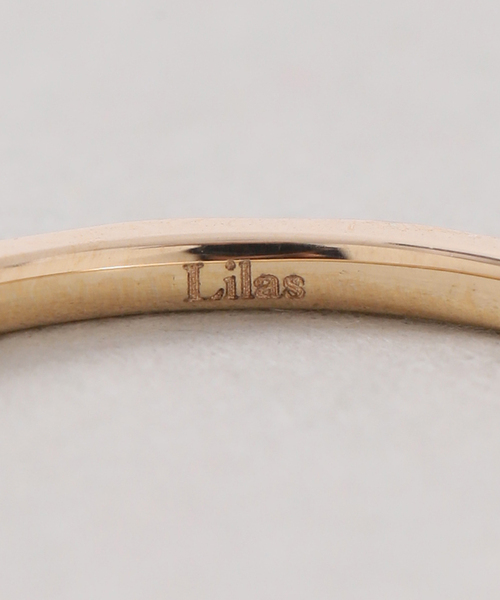 Lilas(リラ)の「スロープラインピンキーリング K10(リング・レディース・ゴールド・1/3/5)」の10枚目の写真