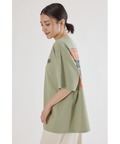 RODEO CROWNS WIDE BOWL(ロデオクラウンズワイドボウル)の「MASTER PROTECT RIP UPロゴTシャツ(Tシャツ/カットソー・レディース・ライトカーキ/ブラック/オフホワイト/ブルー・FREE)」の19枚目の写真