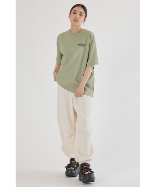 RODEO CROWNS WIDE BOWL(ロデオクラウンズワイドボウル)の「MASTER PROTECT RIP UPロゴTシャツ(Tシャツ/カットソー・レディース・ライトカーキ/ブラック/オフホワイト/ブルー・FREE)」の15枚目の写真
