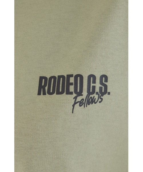 RODEO CROWNS WIDE BOWL(ロデオクラウンズワイドボウル)の「MASTER PROTECT RIP UPロゴTシャツ(Tシャツ/カットソー・レディース・ライトカーキ/ブラック/オフホワイト/ブルー・FREE)」の9枚目の写真