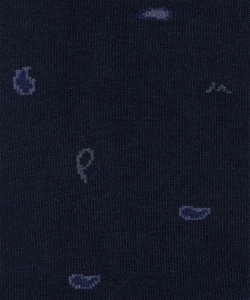 Paisley Letters” ショート ソックス【250645 SN】（ソックス