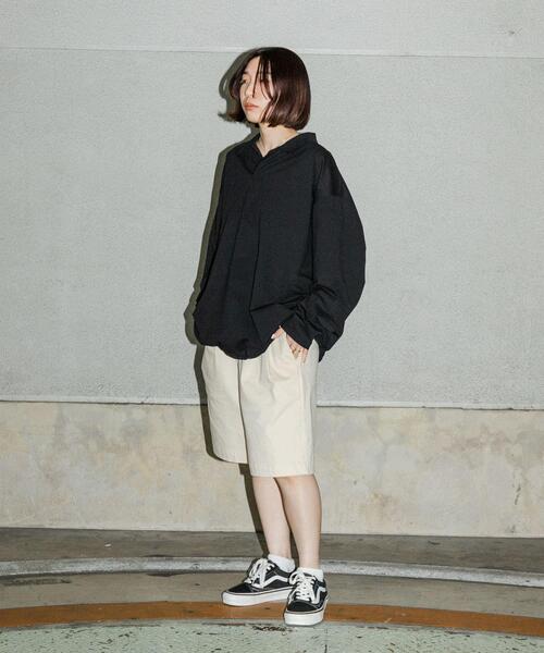 URBAN RESEARCH（アーバンリサーチ）の「Wide Dad　DAD EASY CHINO SHORTS（その他パンツ・メンズ・ネイビー/アイボリー・1/2）」の21枚目の写真