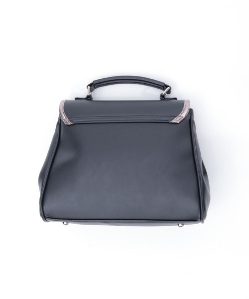 axes femme（アクシーズファム）の「月星箔押しフラップボストン（ボストンバッグ・レディース・ネイビー/ブラック・FREE）」の10枚目の写真