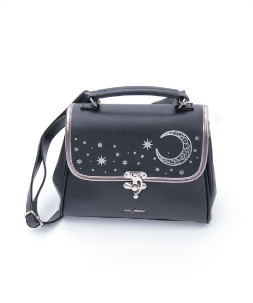 axes femme（アクシーズファム）の「月星箔押しフラップボストン（ボストンバッグ・レディース・ネイビー/ブラック・FREE）」の17枚目の写真