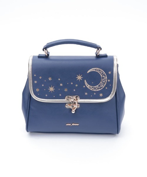 axes femme（アクシーズファム）の「月星箔押しフラップボストン（ボストンバッグ・レディース・ネイビー/ブラック・FREE）」の18枚目の写真