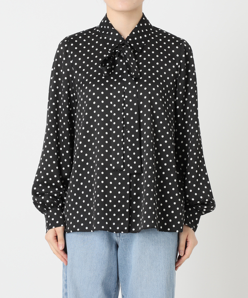 IENA イエナ ドット ブラウス セール】ドットフラワーブラウス◇（シャツ/ブラウス）｜IENA