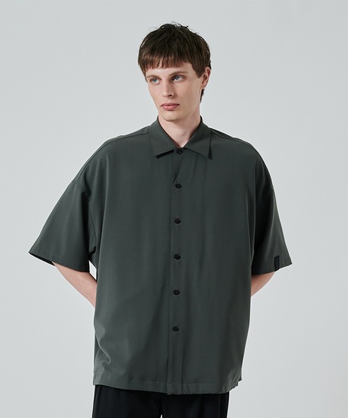 N.HOOLYWOOD（N.ハリウッド）の「【N.HOOLYWOOD】別注 2255-SH61-003 レイバーシャツ（シャツ/ブラウス・メンズ・ダークグレー/ブラック・36/38）」の2枚目の写真