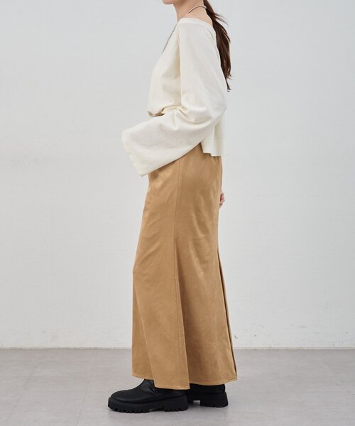 SHENERY（シーナリー）の「《スタッフも注目！》クロップドルーズニット（ニット/セーター・レディース・グレー/オフホワイト/ブラック・FREE）」の5枚目の写真