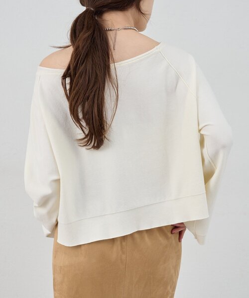 SHENERY（シーナリー）の「《スタッフも注目！》クロップドルーズニット（ニット/セーター・レディース・グレー/オフホワイト/ブラック・FREE）」の10枚目の写真