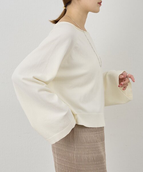 SHENERY（シーナリー）の「《スタッフも注目！》クロップドルーズニット（ニット/セーター・レディース・グレー/オフホワイト/ブラック・FREE）」の19枚目の写真