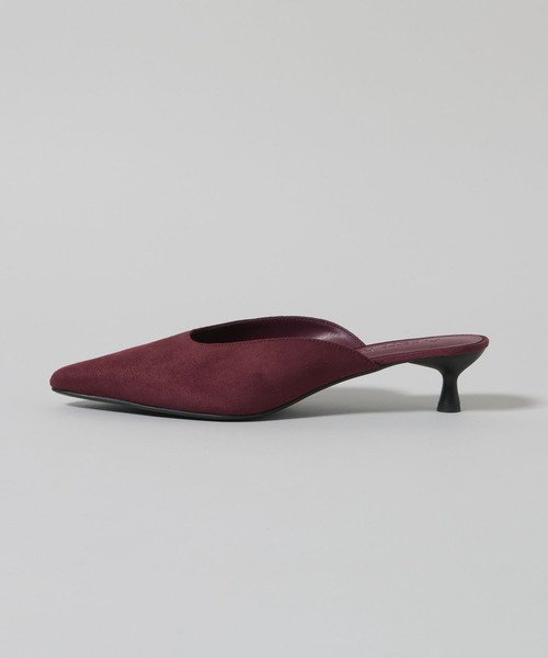 A part by(アパートバイ)の「スウェードミュール(パンプス・レディース・ブラウン/ボルドー・MEDIUM/LARGE)」の6枚目の写真