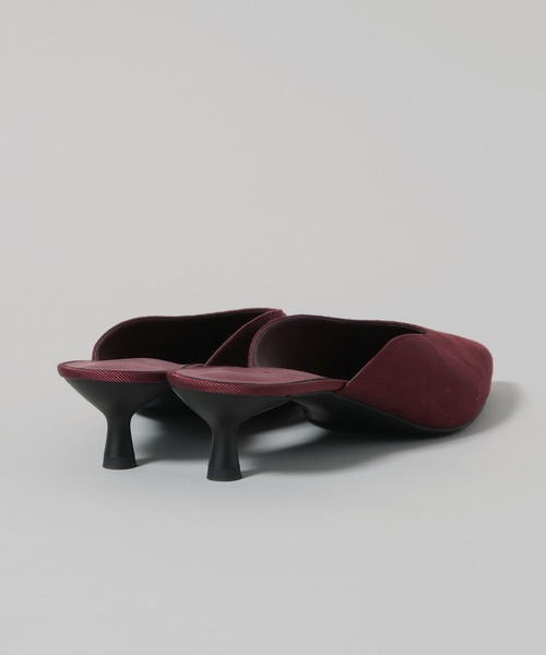 A part by(アパートバイ)の「スウェードミュール(パンプス・レディース・ブラウン/ボルドー・MEDIUM/LARGE)」の9枚目の写真