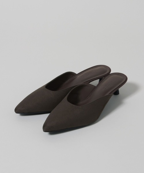 A part by(アパートバイ)の「スウェードミュール(パンプス・レディース・ブラウン/ボルドー・MEDIUM/LARGE)」の15枚目の写真