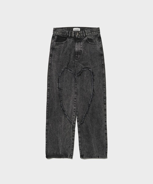 セール】別注 HEART DENIM PANTS（デニムパンツ）｜Carne Bollente