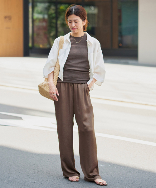 イエナ ベイカーパンツ 36 カーキ ワイドシルエット 通年 イエナ