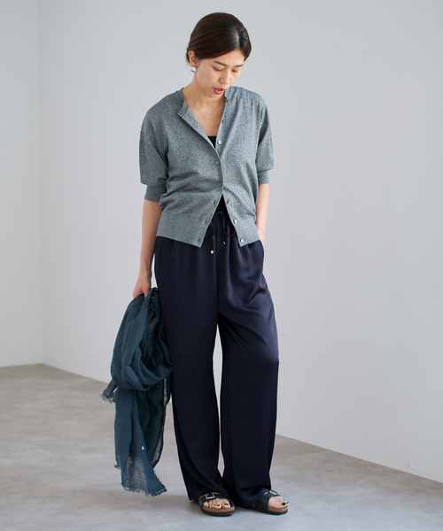 【新品•未使用】【定価16500円】イエナ　IENAサテンパンツ IENA パンツ サテンイージーパンツ レディース : ZOZOTOWN Yahoo
