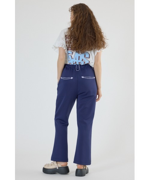 RODEO CROWNS WIDE BOWL（ロデオクラウンズワイドボウル）の「WESTERN JERZY パンツ（その他パンツ・レディース・ネイビー/オフホワイト/ブラック・FREE）」の15枚目の写真