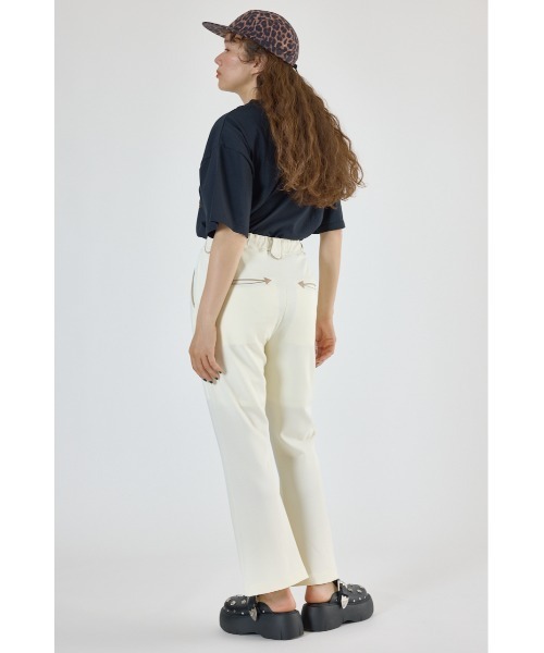 RODEO CROWNS WIDE BOWL（ロデオクラウンズワイドボウル）の「WESTERN JERZY パンツ（その他パンツ・レディース・ネイビー/オフホワイト/ブラック・FREE）」の21枚目の写真