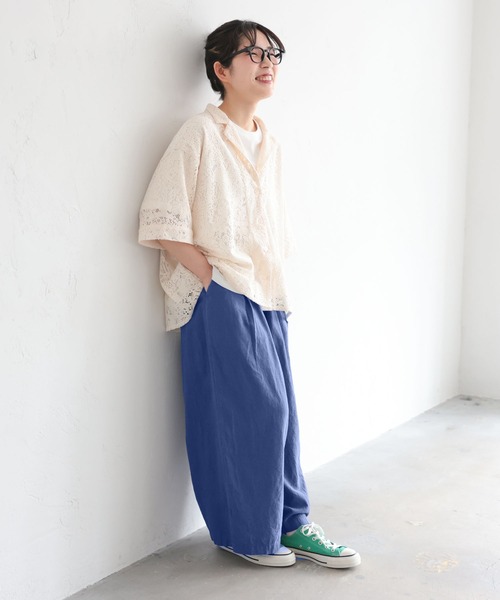 soulberry(ソウルベリー)の「【ショート丈】soulberryのナツパンツ(その他パンツ・レディース・グレー/ネイビー・3L/L/M/LL/4L/5L)」の7枚目の写真