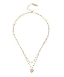 EATME | ハートダブルチェーンネックレス(ネックレス)