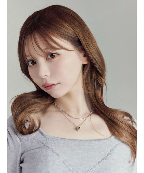 EATME（イートミー）の「ハートダブルチェーンネックレス（ネックレス・レディース・ゴールド/シルバー・FREE）」の3枚目の写真