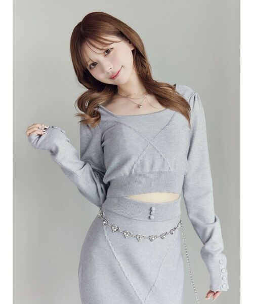 EATME（イートミー）の「ハートダブルチェーンネックレス（ネックレス・レディース・ゴールド/シルバー・FREE）」の4枚目の写真