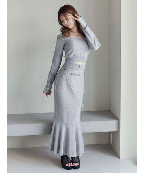 EATME（イートミー）の「ハートダブルチェーンネックレス（ネックレス・レディース・ゴールド/シルバー・FREE）」の5枚目の写真