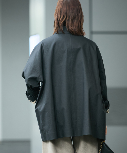 Mackintosh(マッキントッシュ)の「別注【MACKINTOSH/マッキントッシュ】raintec DEXMI HUMBIE JACKE:コート(その他アウター・レディース・ブラック・6/8/10)」の8枚目の写真
