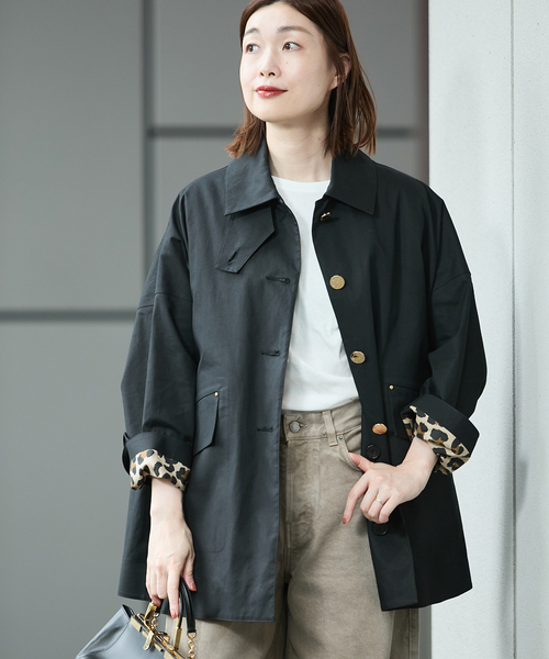 Mackintosh(マッキントッシュ)の「別注【MACKINTOSH/マッキントッシュ】raintec DEXMI HUMBIE JACKE:コート(その他アウター・レディース・ブラック・6/8/10)」の9枚目の写真