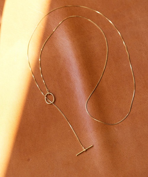 Whim Gazette（ウィムガゼット）の「【Hoaw.】ボックスチェーンネックレス（ネックレス・レディース・シルバー/ゴールド・FREE）」の2枚目の写真