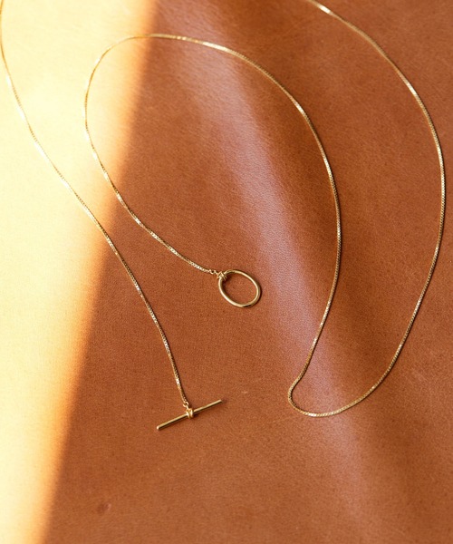 Whim Gazette（ウィムガゼット）の「【Hoaw.】ボックスチェーンネックレス（ネックレス・レディース・シルバー/ゴールド・FREE）」の3枚目の写真