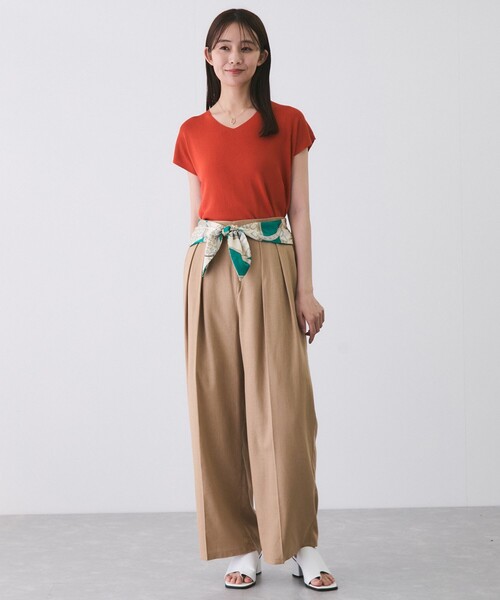 Jayro(ジャイロ)の「ウエストスカーフパンツ(その他パンツ・レディース・ブラック/イエロー/ベージュ・M)」の18枚目の写真