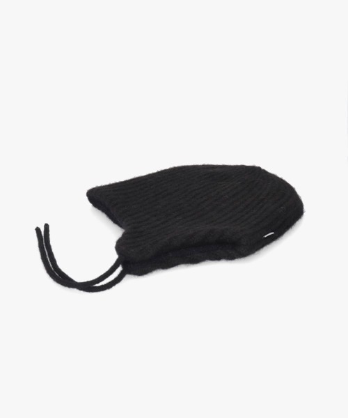 OVERRIDE（オーバーライド）の「OVERRIDE  ALPACA BLEND EARLAP BEANIE / オーバーライド（ニットキャップ/ビーニー・メンズ・ブラック/ブルー/ブラウン・57~59cm）」の8枚目の写真