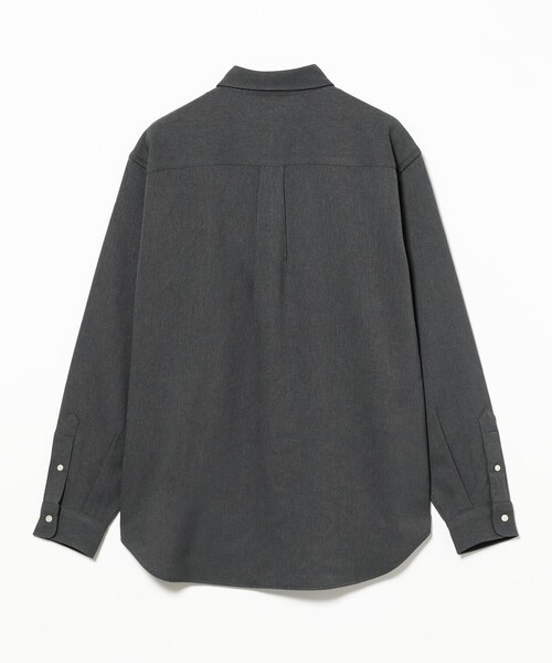 B:MING by BEAMS（ビーミングバイビームス）の「ポリエステル ツイル ボタンダウン シャツ（シャツ/ブラウス・メンズ・チャコールグレー/ネイビー・S/M/L/XL）」の13枚目の写真