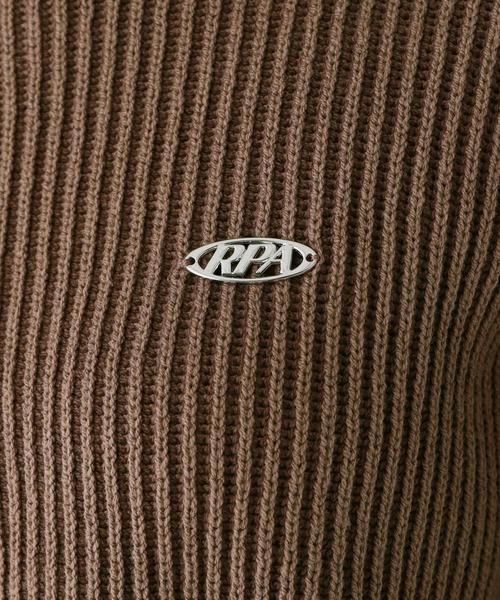 repipi armario(レピピ アルマリオ)の「【洗えるニット】ダメージショートニット(ニット/セーター・キッズ・チャコールグレー/ライトグレー/ブラウン・SMALL/MEDIUM/LARGE)」の16枚目の写真